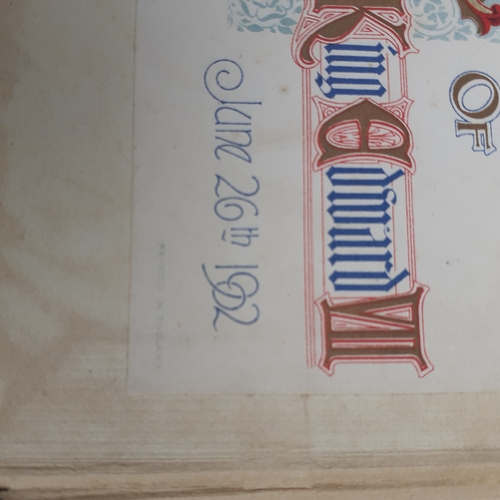 17 - King Edwards Realm. Book presented as a souviner in 1902 to commemorate the Kings coronation. Pages ... 