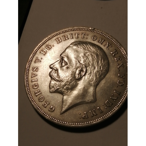 35A - COINS : 1935 crown in extremely fine condition