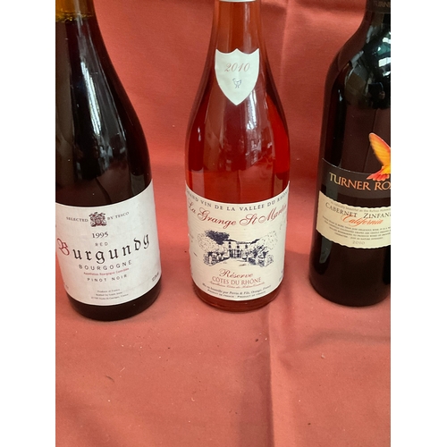 25 - Four Bottles of Wine including Pinot Noir, Rose, Cabernet Zinfandel and   Cabernet Sauvignon