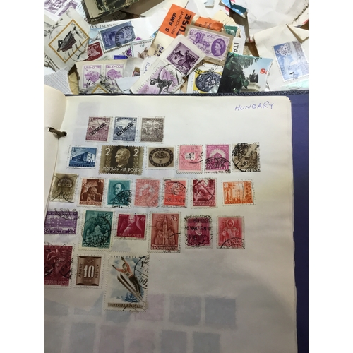 29 - Large stamp lot inc British stamps book & stamps from around the world
