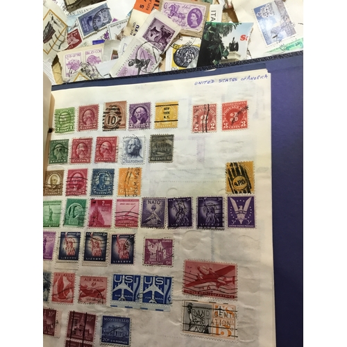 29 - Large stamp lot inc British stamps book & stamps from around the world