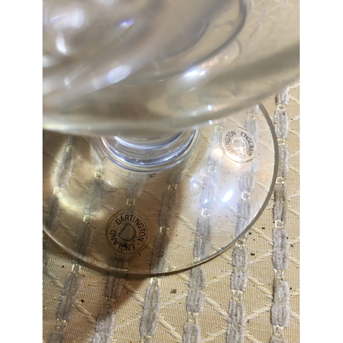 30 - Vintage Dartington limited edition crystal goblet