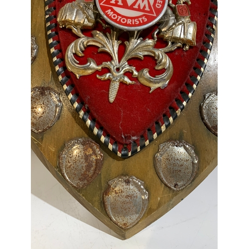 37 - Institute advance motorists Shropshire shield plaque dating from 1988