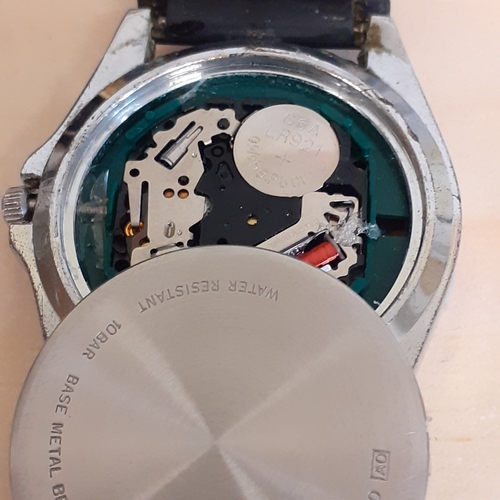 16 - Lorus Sports watch and Rotary watch. Both working. Lorus has loose back but both good condition