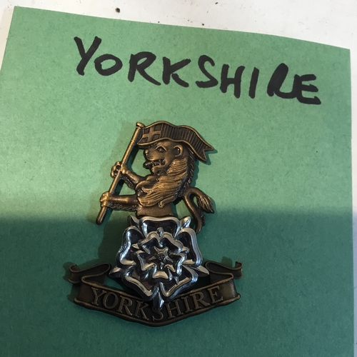 56 - Yorkshire military cap badge