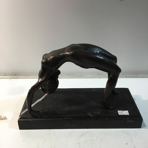 65 - Bronze figure of nude figure - named Milo