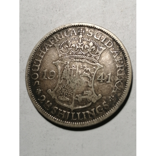 21A - COINS : SOUTH AFRICA 1941 halfcrown (14.14 grams of 0.800 silver)