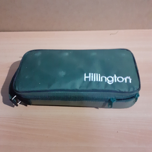 1 - Boules set in bag branded Hillington. With Jack and peg in overall good condition