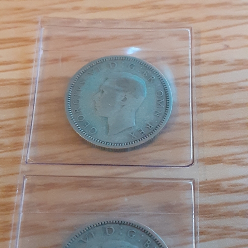 52A - 2 x sixpence, 1937-1938. Condition and detail shown in pictures