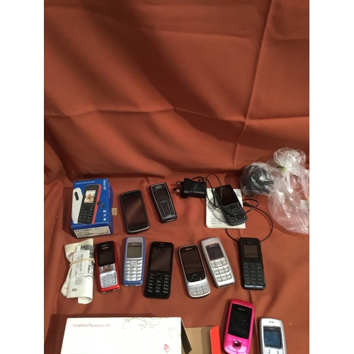 97 - Quantity of Nokia retro mobile phones, some are boxed, some with chargers - untested