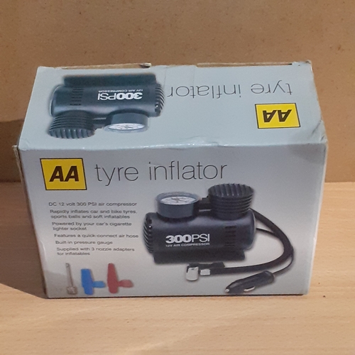 13 - Aa Tyre inflator. Boxed, unopened.