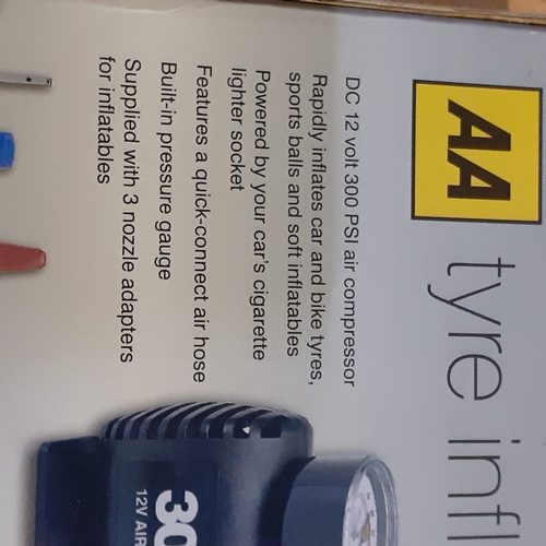 13 - Aa Tyre inflator. Boxed, unopened.