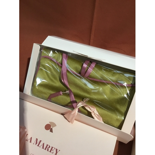 219 - 7 new boxed sets of La Marey velour purse pouches