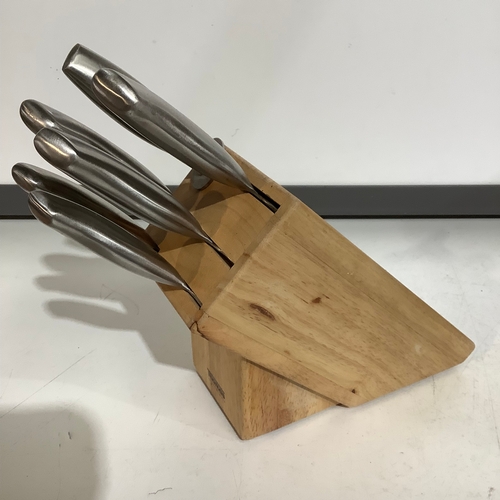 254 - A Quality Thomas of Germany 6 knife block