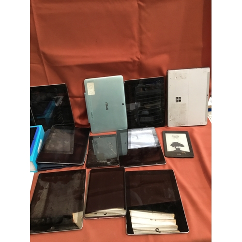 506 - Large quantity of tablets inc Microsoft, ASUS, apple & more - sold as spares