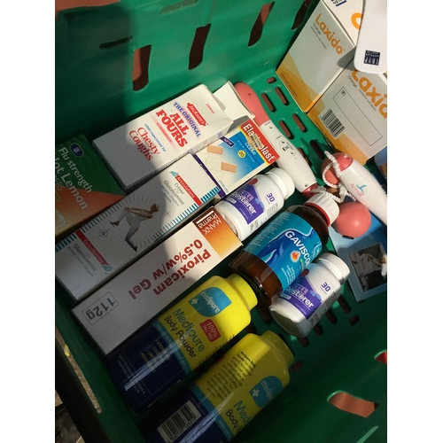 407 - Mixed Lot including Medicines, Plasters, Cough Syrup, Shoehorn etc