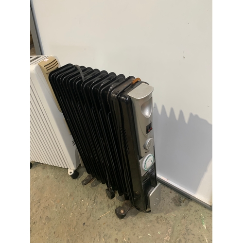 408 - Pair of Portable Electric Radiators by DeLonghi and Warmlite