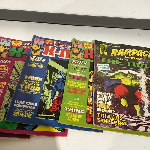 273 - 7 x marvel rampage comics 1978-81