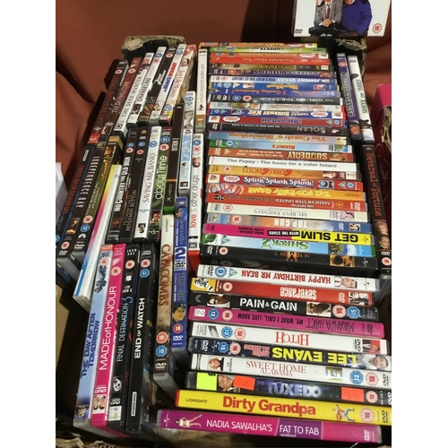 425 - Two Large Boxes of DVDs