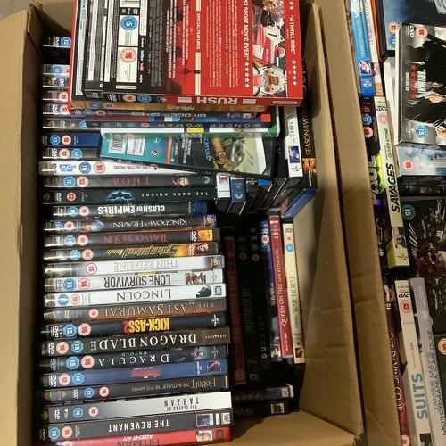 282 - Large collection of DVDs includes the expendable, suits, rush, thin red line and loads more