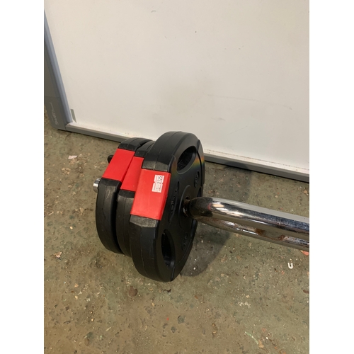 430 - Barbell with Adjustable Weights