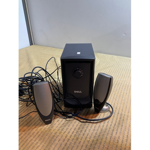 150 - Zylux multi media computer speaker system and a pair of Dell computer speakers