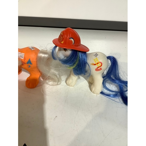 349 - Rare my little pony by hasbro”wig wam” and “fire chief”