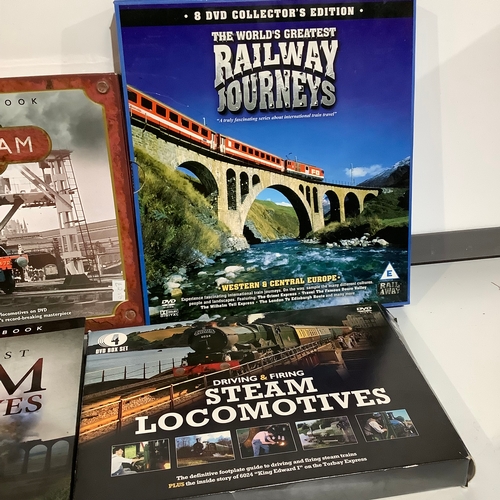 353 - Collection of locomotive books & DVDs