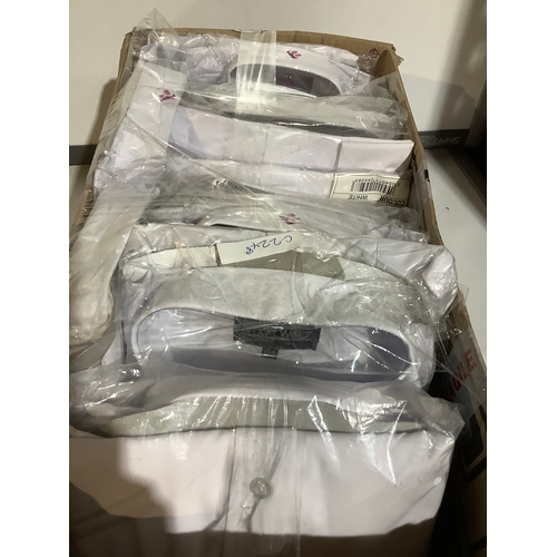 359 - Box of branded white shirts