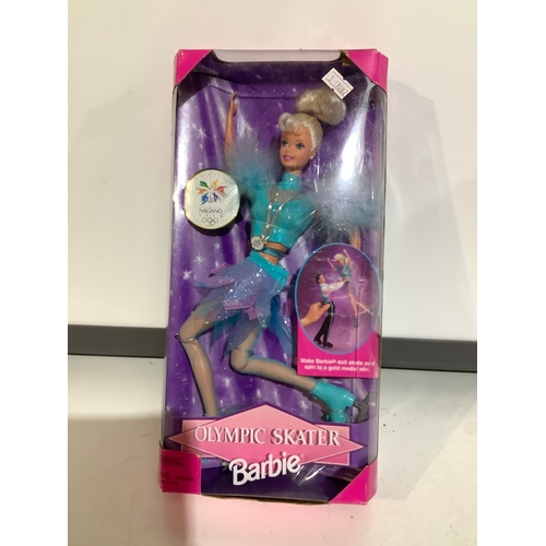 383 - Mattel Barbie 1998 Olympic skater doll