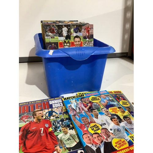 384 - Collection of match of the day football annuals