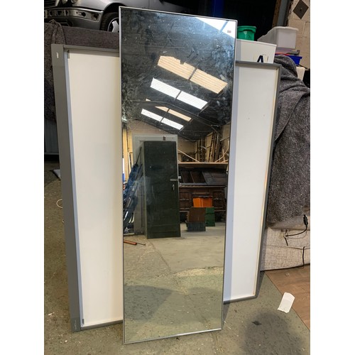 522 - Large 6ft Wall Mounted Mirror with Metal Frame