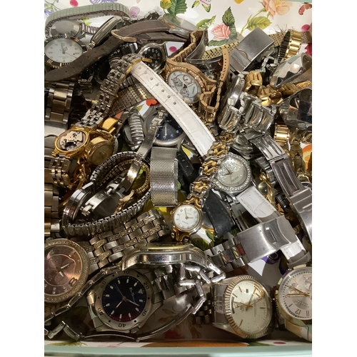 455 - Large tray of watches as untested