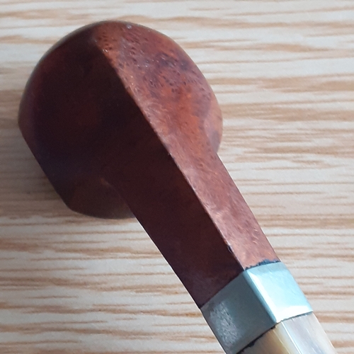 102A - A Sport Bruyere Smoking Pipe and an empty Pipe case. The pipe is in good condition and the case has ... 