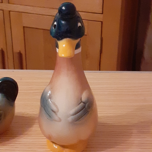 113A - Goebel Milk Jug and Vinegar/Dressing Pot with detachable duck head.