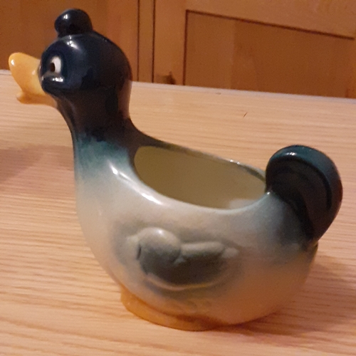 113A - Goebel Milk Jug and Vinegar/Dressing Pot with detachable duck head.