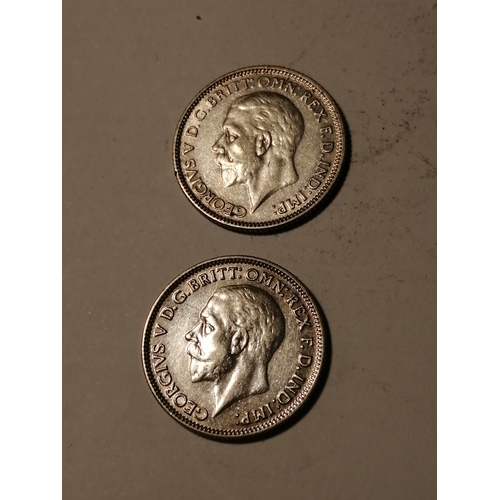 427A - COINS : 1930 and 1931 sixpences Both coins in extremely fine condition or better