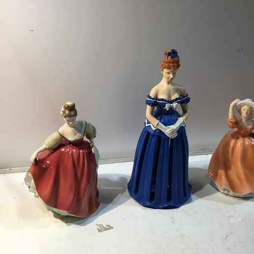 89 - Collection of Four Bone China Figurines inc Royal Doulton Fair Lady