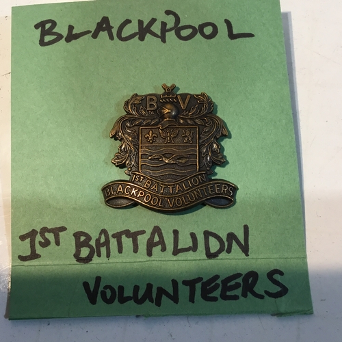 97 - Blackpool 1st Battalion Volunteers Cap Badge