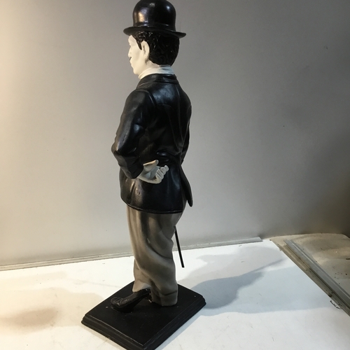 130 - Charlie chaplin figure approx 17 inch