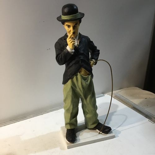 193 - Ceramic Charlie Chaplin figure - 30cm tall