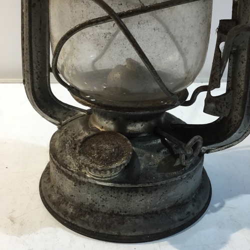 197 - Small portable lamp with oriental writing