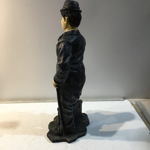 212 - Plastic Charlie Chaplin figure - 30cm tall