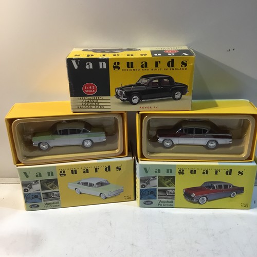 243 - Quantity of Vanguards die cast vehicles inc Rover P4