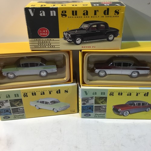 243 - Quantity of Vanguards die cast vehicles inc Rover P4