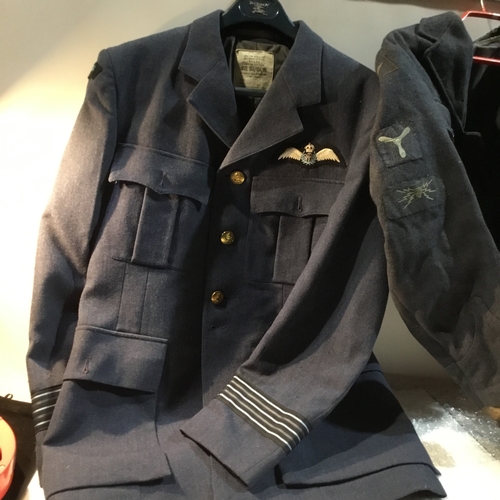 108 - RAF uniforms and 5x jackets - one with a pair of trousers