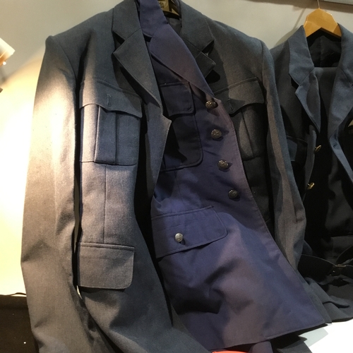 108 - RAF uniforms and 5x jackets - one with a pair of trousers