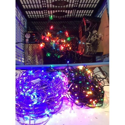 161 - Collection of christmas lights - tested