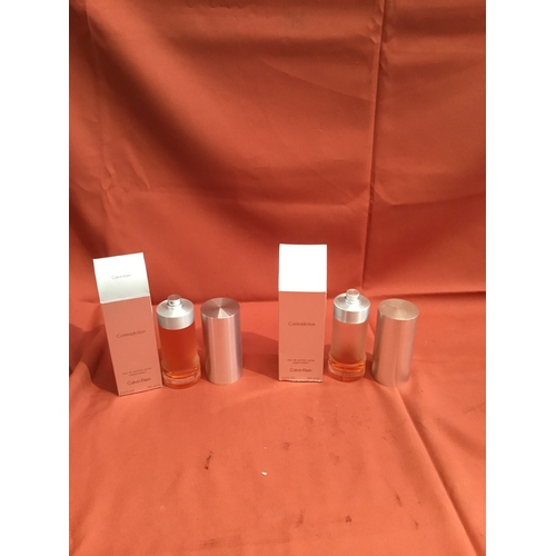 50 - Calvin Klein contradiction eau de parfum - one unused and one opened