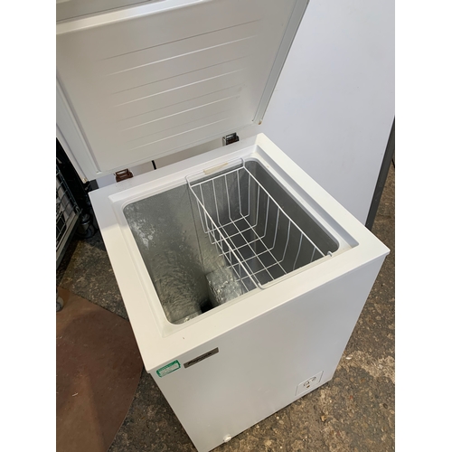 180 - Fridgemaster lift up top chest freezer - working order